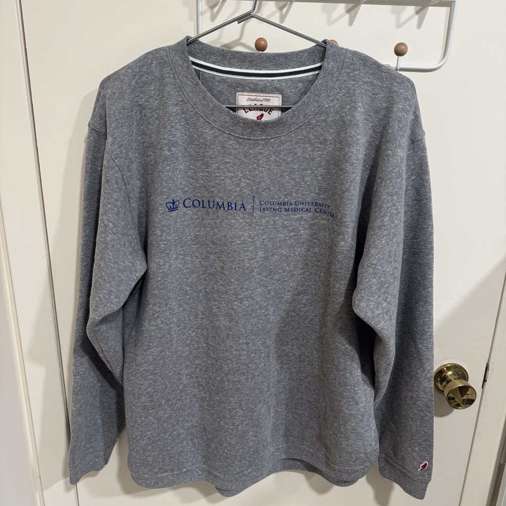 Columbia University Irving Medical Center The League Sweatshirt Men's Large Gray
